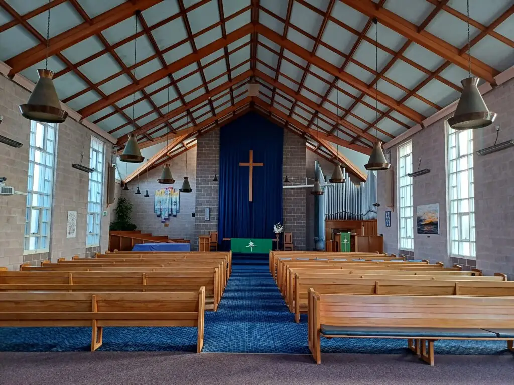 The airy auditorium at Takapuna Methodist Church also has hod acoustic qualities suitable for organ recitals and other musical event